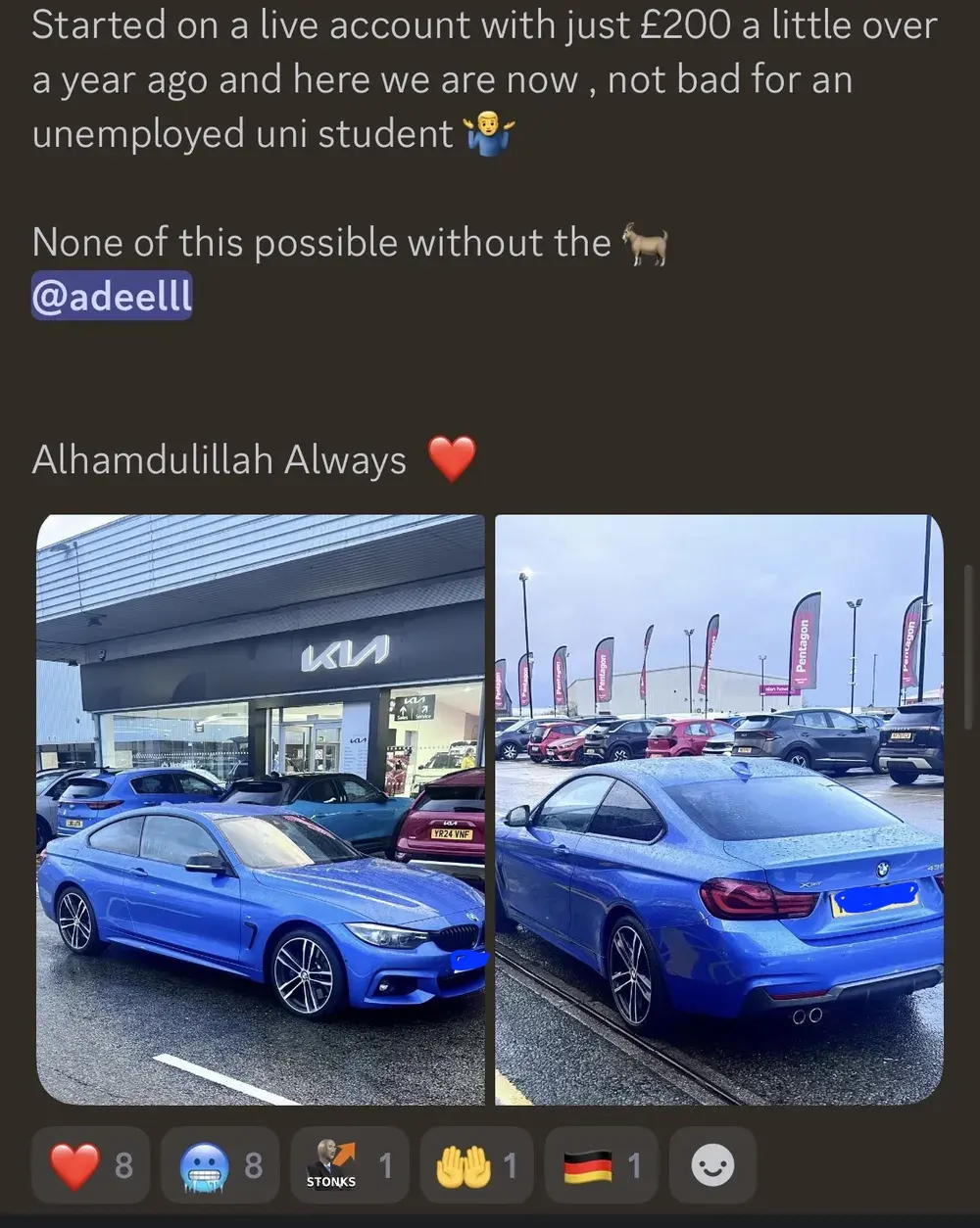 Wall Street Akhi member feedback screenshot 8