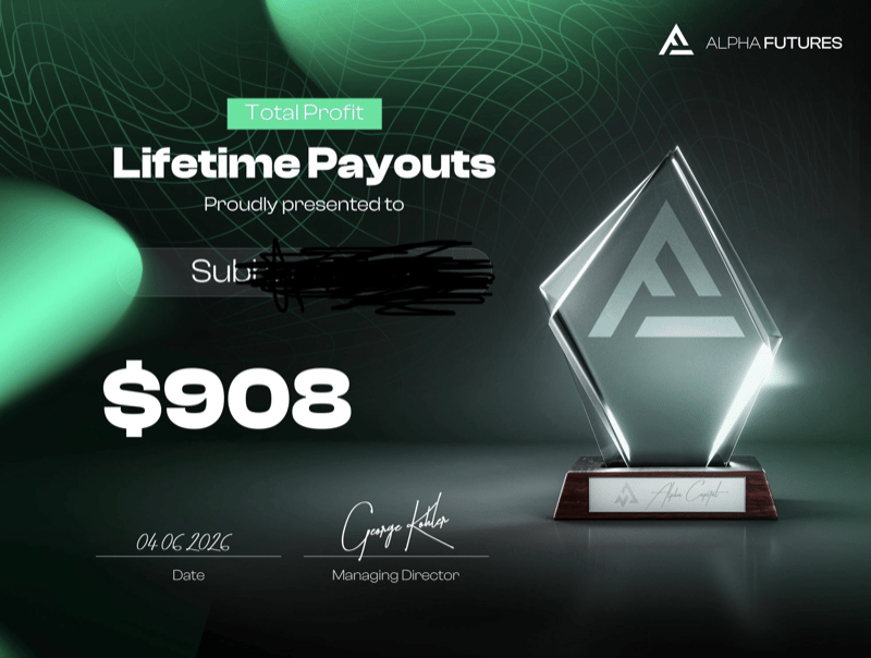 Student prop firm payout screenshot 2